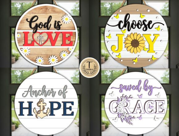 Christian Door Hanger SVG Bundle Review for Real Projects