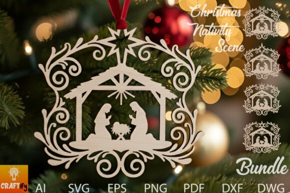 Christmas Nativity Scene LaserCut Bundle Review for Real Projects