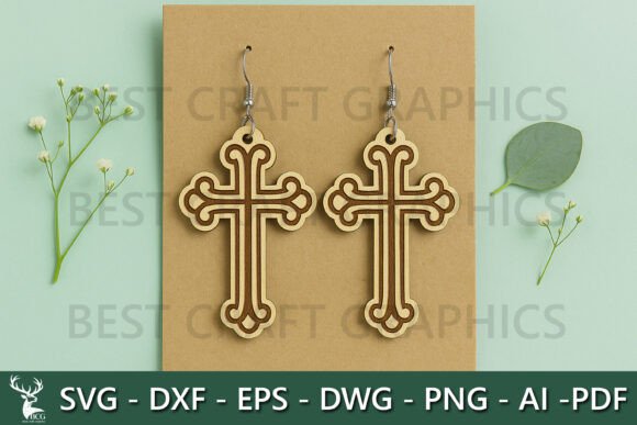 Holy Cross Earrings SVG Design Review for Real Projects
