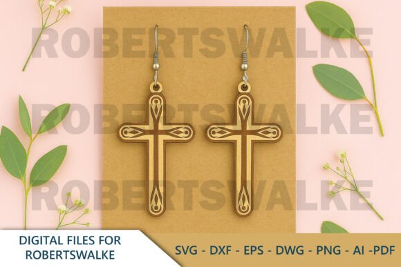 Jesus Cross Earrings SVG Review for Real Embroidery Projects