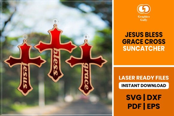 Jesus Grace Cross Suncatcher SVG Review for Real Projects