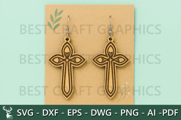 Layered Gothic Cross Earrings Review for Real Embroidery Projects