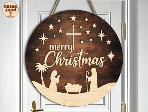 Merry Christmas Nativity Round Sign SVG: A Designer’s Real-World Review