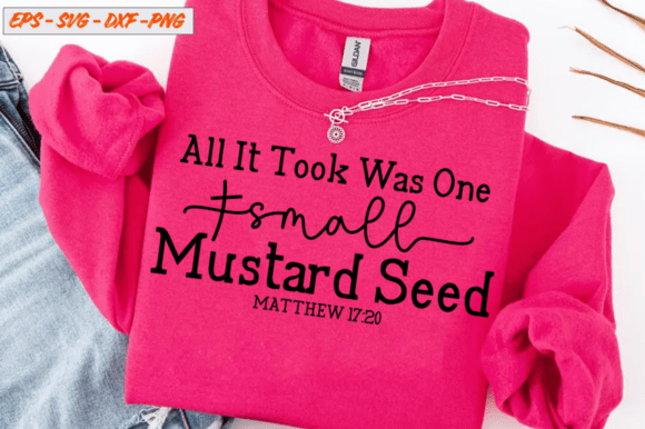 Mustard Seed Faith SVG: A Bible Verse Embroidery Design Review
