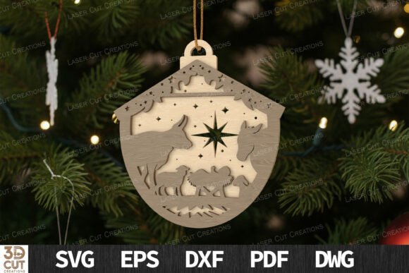 Nativity Animals Ornament SVG Review for Real-World Embroidery Projects