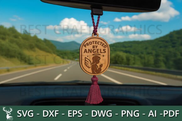 Protected by Angels Car Hanger Review for Real Embroidery Projects