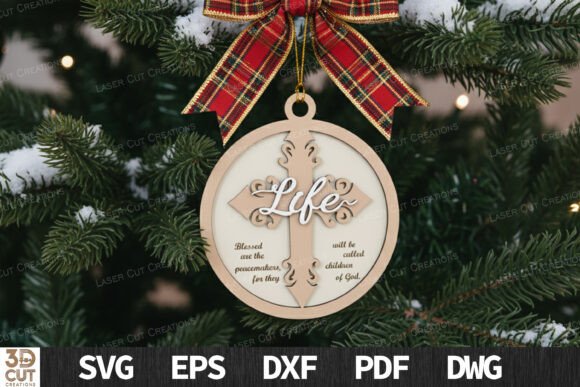 Reviewing the Faith and Life Cross Ornament Laser Cut for Real Projects