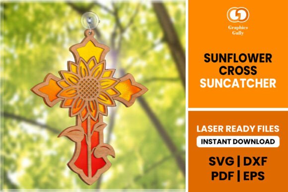 Sunflower Cross Suncatcher SVG Review for Real Projects